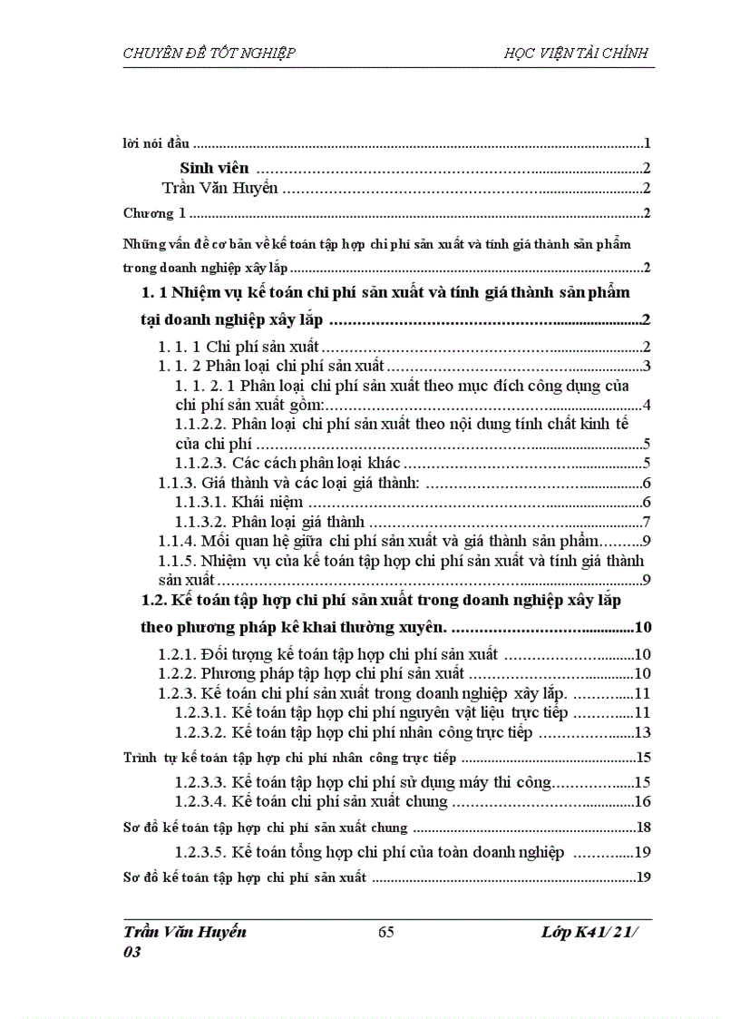image for page Tổ chức kế toán chi phí sản xuất và tính giá thành sản phẩm tại Xí nghiệp tư vấn đầu tư và thiết kế xây dựng thuộc Công ty Cổ phần ĐTPT đô thị và KCN Sông Đà 1