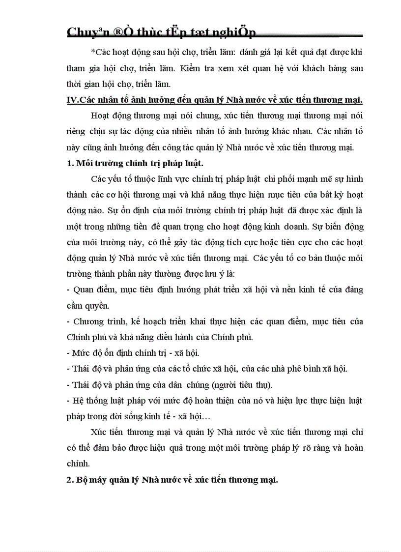 image for page Một số giải pháp nhằm hoàn thiện quản lý Nhà nước về xúc tiến thương mại tại Cục Xúc tiến thương mại Bộ Thương mại