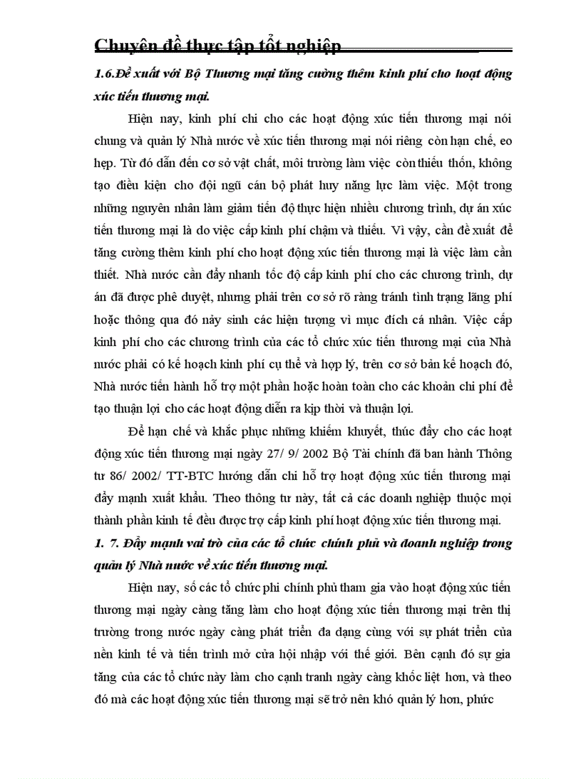 image for page Một số giải pháp nhằm hoàn thiện quản lý Nhà nước về xúc tiến thương mại tại Cục Xúc tiến thương mại Bộ Thương mại