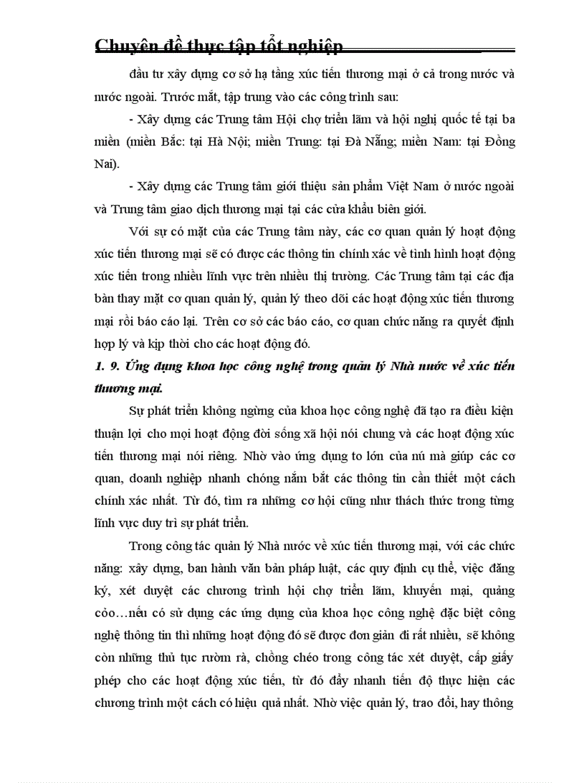 image for page Một số giải pháp nhằm hoàn thiện quản lý Nhà nước về xúc tiến thương mại tại Cục Xúc tiến thương mại Bộ Thương mại