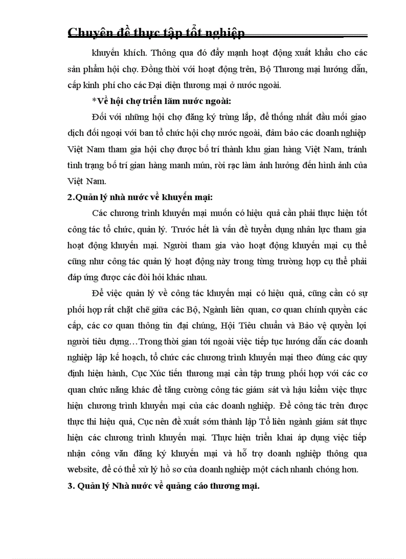 image for page Một số giải pháp nhằm hoàn thiện quản lý Nhà nước về xúc tiến thương mại tại Cục Xúc tiến thương mại Bộ Thương mại