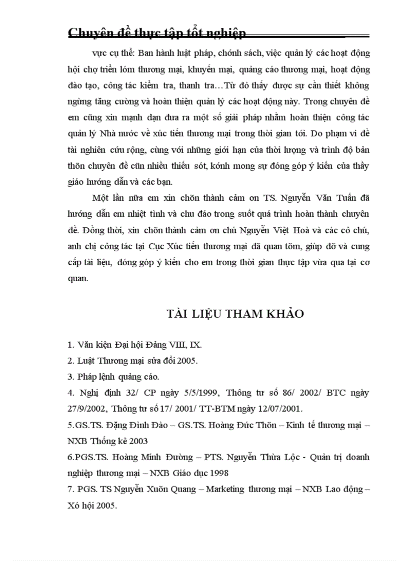 image for page Một số giải pháp nhằm hoàn thiện quản lý Nhà nước về xúc tiến thương mại tại Cục Xúc tiến thương mại Bộ Thương mại