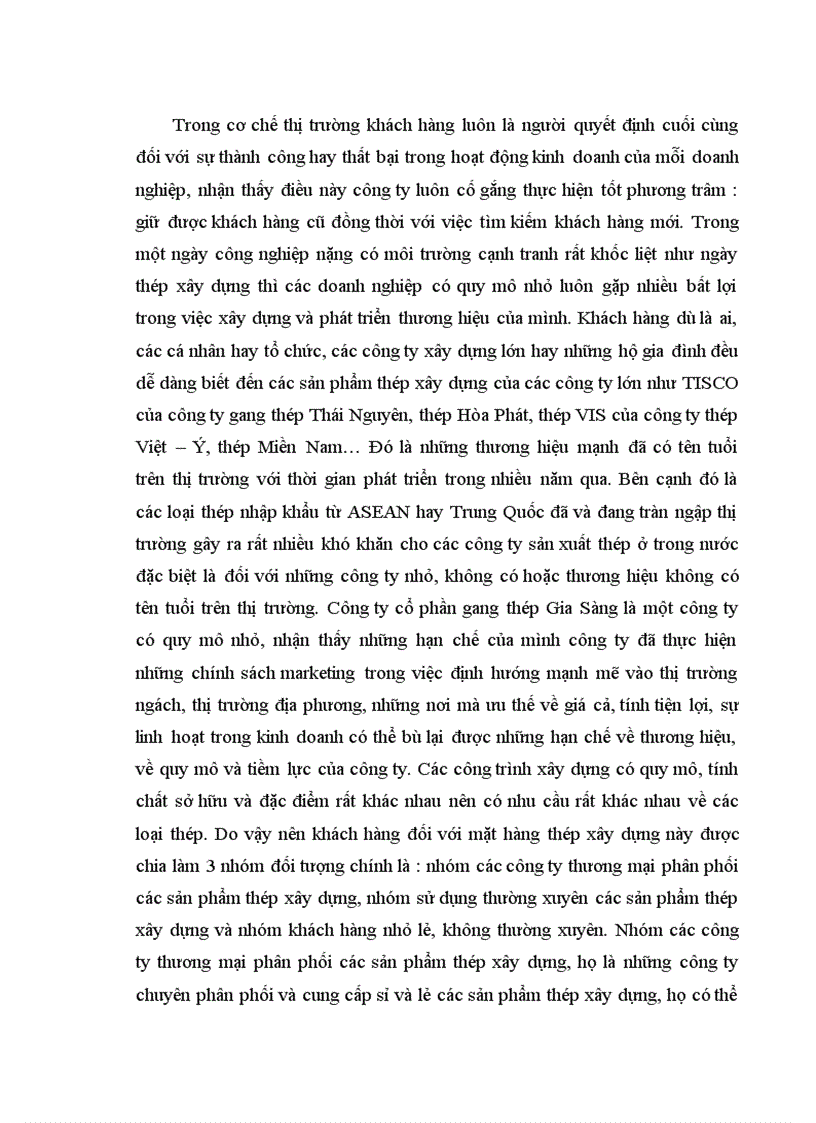 image for page Biện pháp thúc đẩy hoạt động tiêu thụ sản phẩm thép xây dựng tại công ty cổ phần gang thép Gia Sàng 1