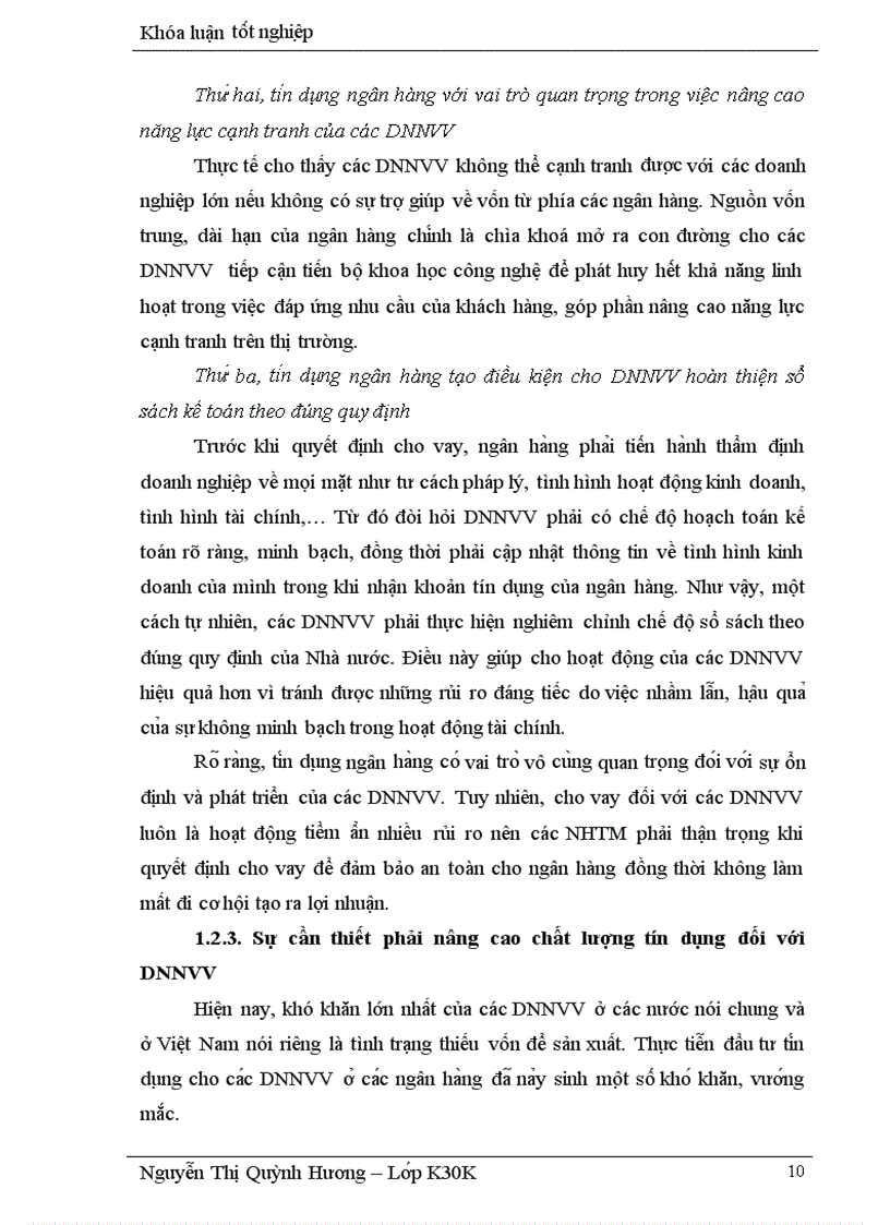 image for page Nâng cao châ t lươ ng ti n du ng đô i vơ i doanh nghiê p nhỏ va vừa ta i chi nha nh Ngân hàng Nông nghiệp và Phát triển Nông thôn chi nhánh thành phố Bắc Ninh tỉnh Bắc Ninh