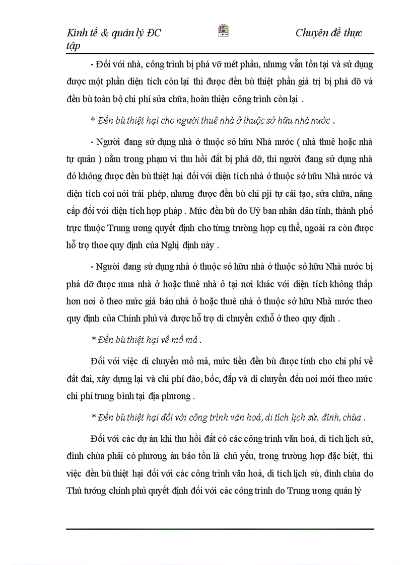 image for page Thực trạng và giải pháp định giá đất trong đền bù thiệt hại giải phóng mặt bằng vị dụ khu đô thị mới Đại Kim Định Công