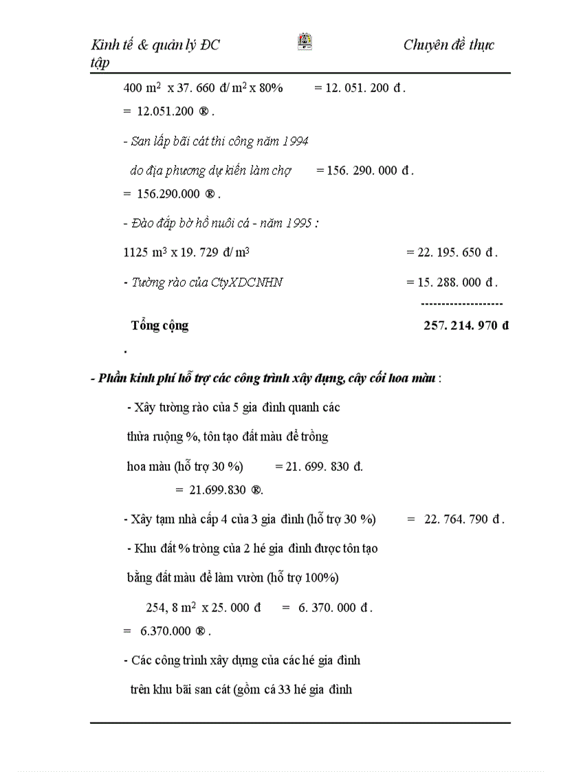 image for page Thực trạng và giải pháp định giá đất trong đền bù thiệt hại giải phóng mặt bằng vị dụ khu đô thị mới Đại Kim Định Công