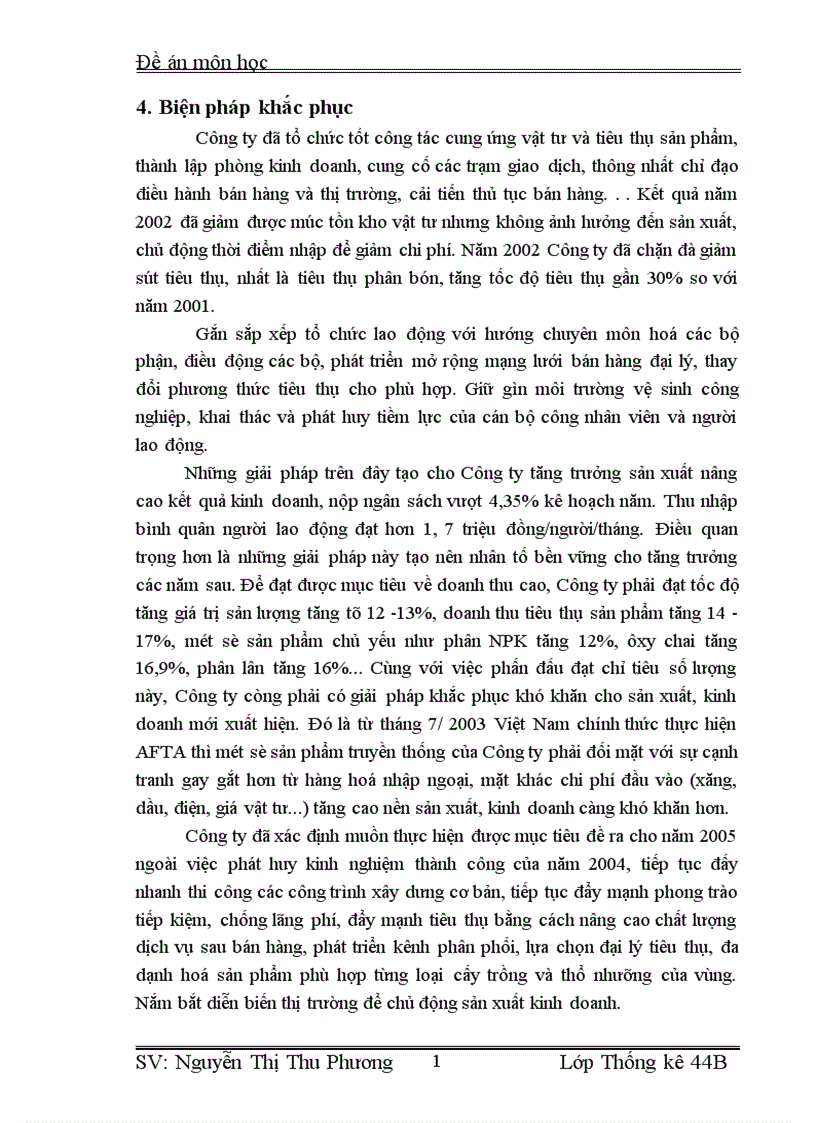 image for page Vận dụng phương pháp dãy số thời gian để phân tích sự biến động về doanh thu của Công ty Supe Phốt Phát và Hoá Chất Lâm Thao từ năm 2000 đến năm 2004và dự báo năm 2005 1