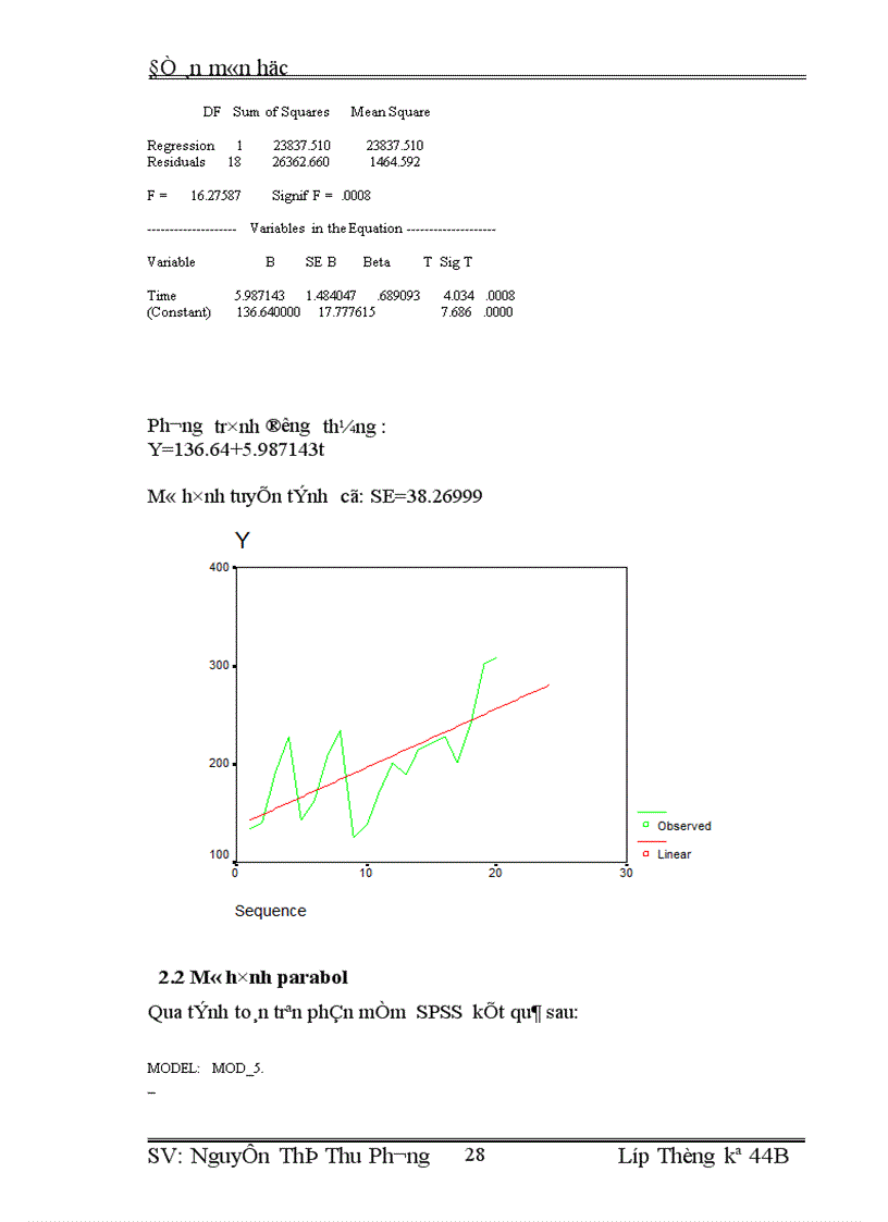 image for page Vận dụng phương pháp dãy số thời gian để phân tích sự biến động về doanh thu của Công ty Supe Phốt Phát và Hoá Chất Lâm Thao từ năm 2000 đến năm 2004và dự báo năm 2005 1