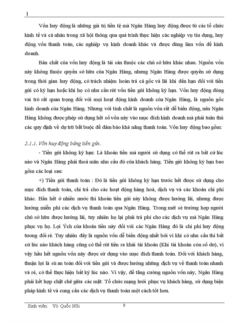 image for page Một số vấn đề cơ bản về vốn và kế toán huy động vốn tại chi nhánh NHNN PTNN Quận Tây Hồ 1