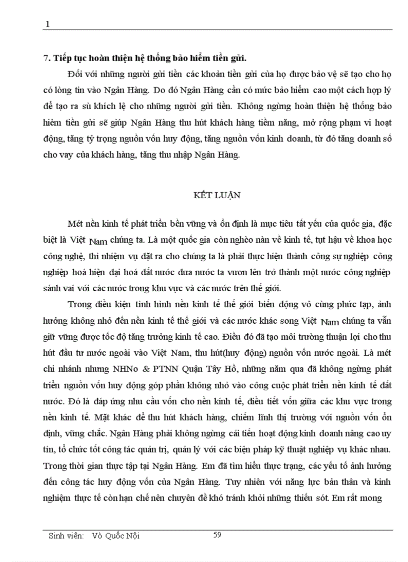 image for page Một số vấn đề cơ bản về vốn và kế toán huy động vốn tại chi nhánh NHNN PTNN Quận Tây Hồ 1