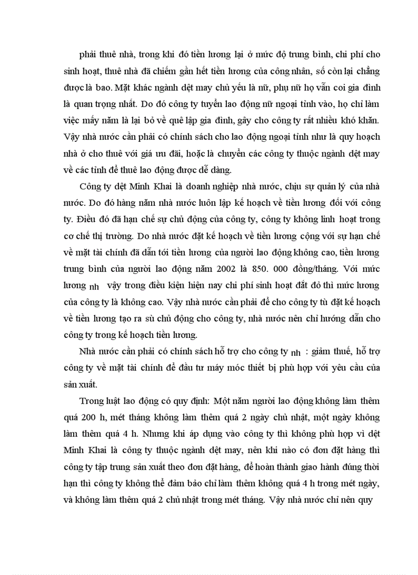 image for page Hoàn thiện các hình thức trả lương cho người lao động tại công ty dệt Minh Khai