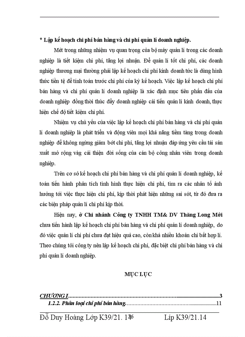 image for page Tổ chức công tác kế toán chi phí bán hàng và chi phí quản lý doanh nghiệp tại Chi nhánh Công ty TNHH TM DV Thăng Long Mới 1