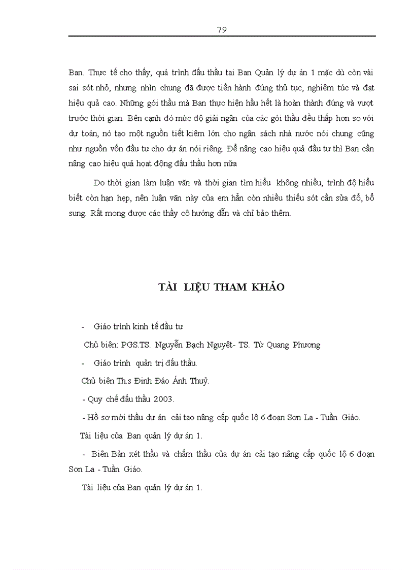image for page Thực trạng và một số giải pháp nâng cao hiệu quả công tác đấu thầu tại Ban Quản lý dự án 1 Bộ giao thông vận tải 1