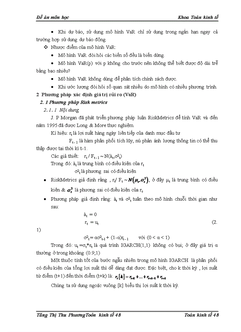 image for page Áp dụng mô hình var vào chuỗi cổ phiếu sam
