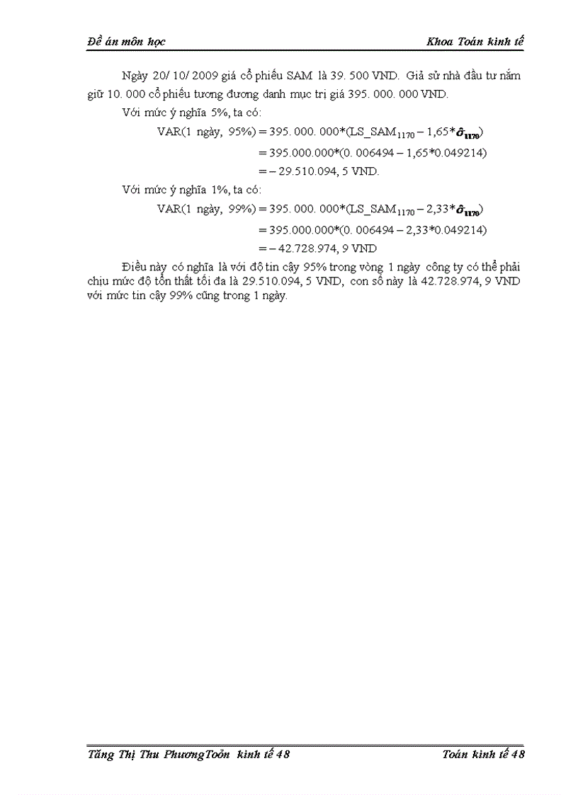 image for page Áp dụng mô hình var vào chuỗi cổ phiếu sam