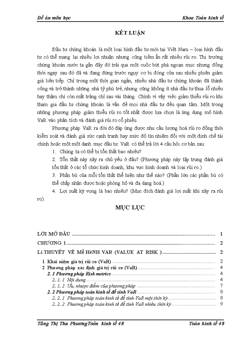 image for page Áp dụng mô hình var vào chuỗi cổ phiếu sam