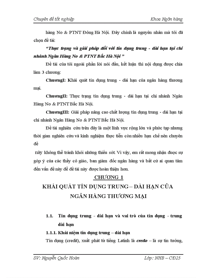 image for page Thực trạng và giải pháp đối với tín dụng trung dài hạn tại chi nhánh Ngân Hàng No PTNT Bắc Hà Nội