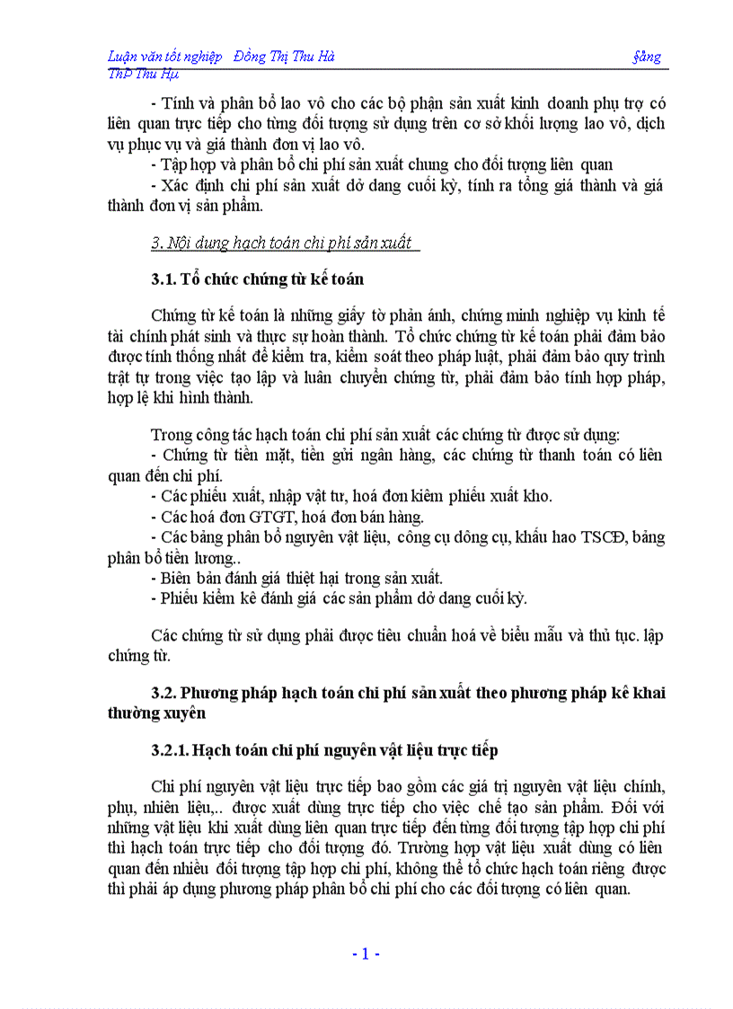 image for page Hạch toán chi phí sản xuất và tính giá thành sản phẩm tại công ty In Nông nghiệp và Công nghiệp thực phẩm 1