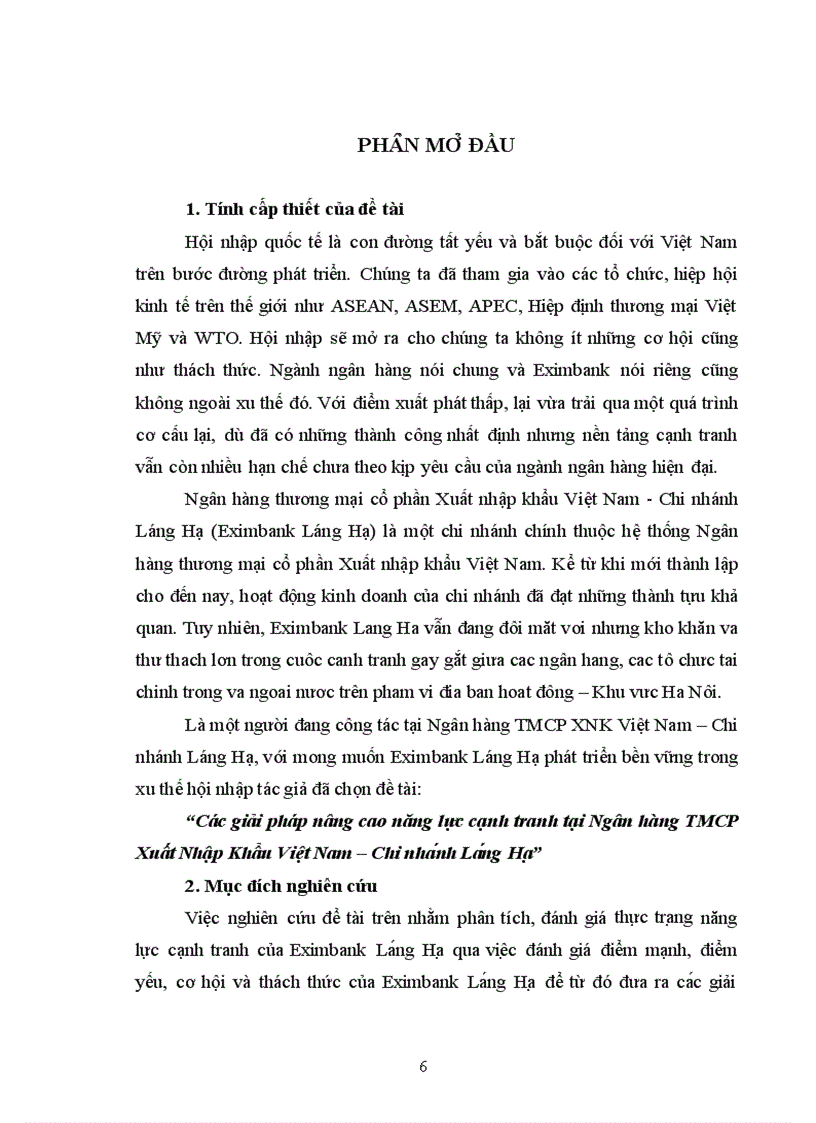 image for page Các giải pháp nâng cao năng lực cạnh tranh tại Ngân hàng TMCP Xuất Nhập Khẩu Việt Nam Chi nha nh La ng Ha