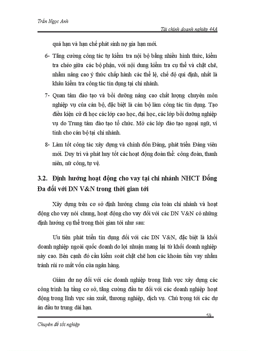 image for page Nâng cao hiệu quả hoạt động cho vay tại chi nhánh NHCT Đống Đa đối với doanh nghiệp vừa và nhỏ 1