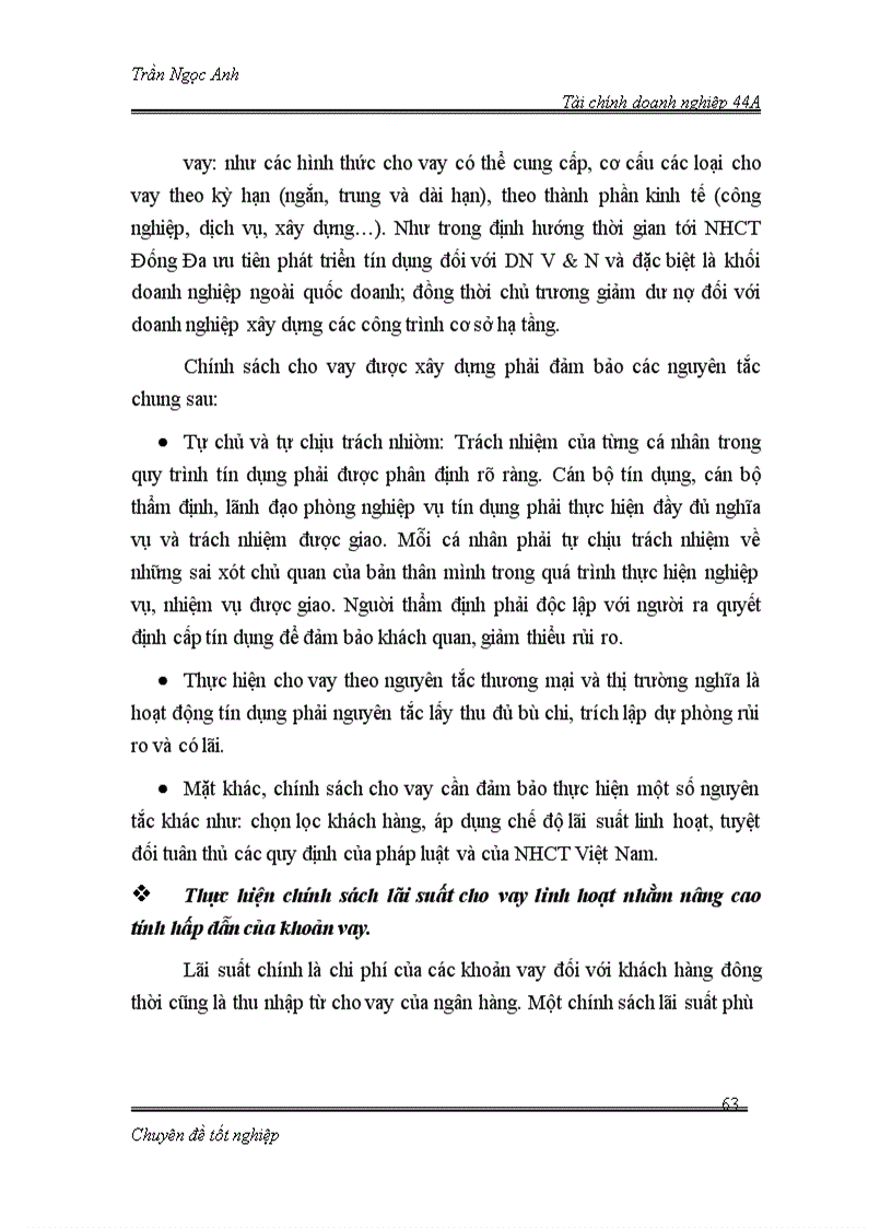 image for page Nâng cao hiệu quả hoạt động cho vay tại chi nhánh NHCT Đống Đa đối với doanh nghiệp vừa và nhỏ 1