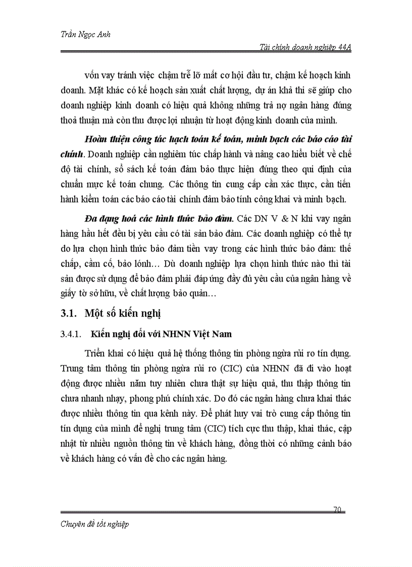 image for page Nâng cao hiệu quả hoạt động cho vay tại chi nhánh NHCT Đống Đa đối với doanh nghiệp vừa và nhỏ 1