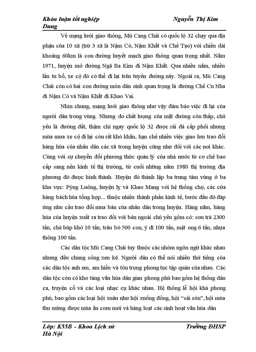 image for page Đời sống văn hóa tinh thần của người H Mông ở huyện Mù Cang Chải Yên Bái