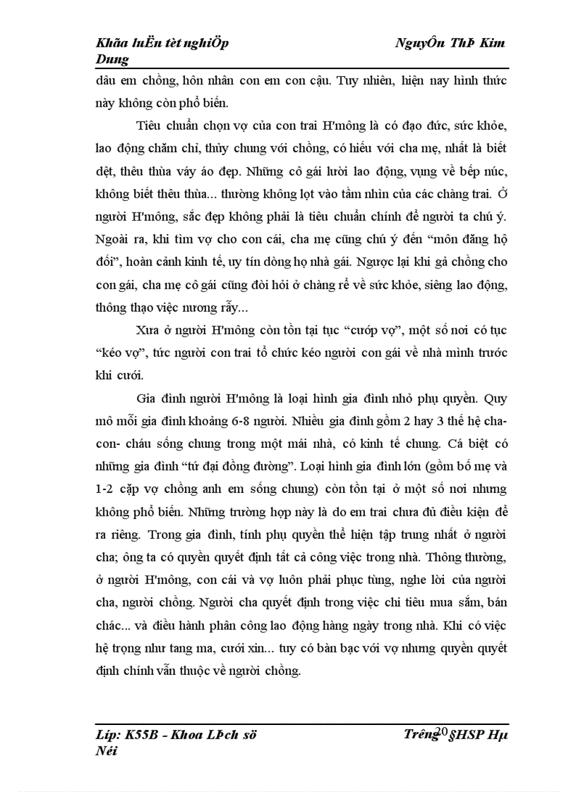 image for page Đời sống văn hóa tinh thần của người H Mông ở huyện Mù Cang Chải Yên Bái