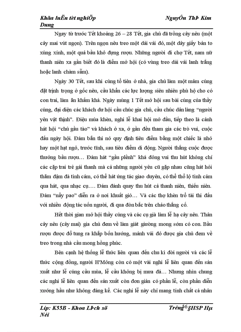 image for page Đời sống văn hóa tinh thần của người H Mông ở huyện Mù Cang Chải Yên Bái