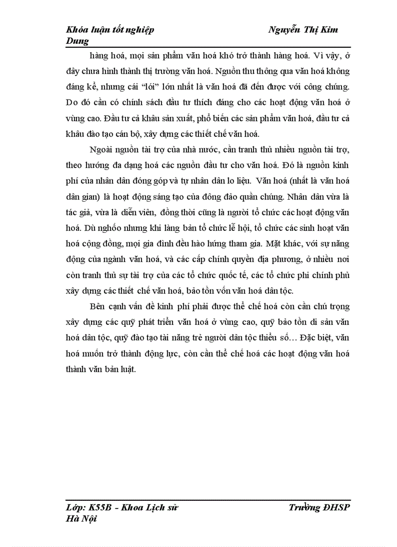 image for page Đời sống văn hóa tinh thần của người H Mông ở huyện Mù Cang Chải Yên Bái