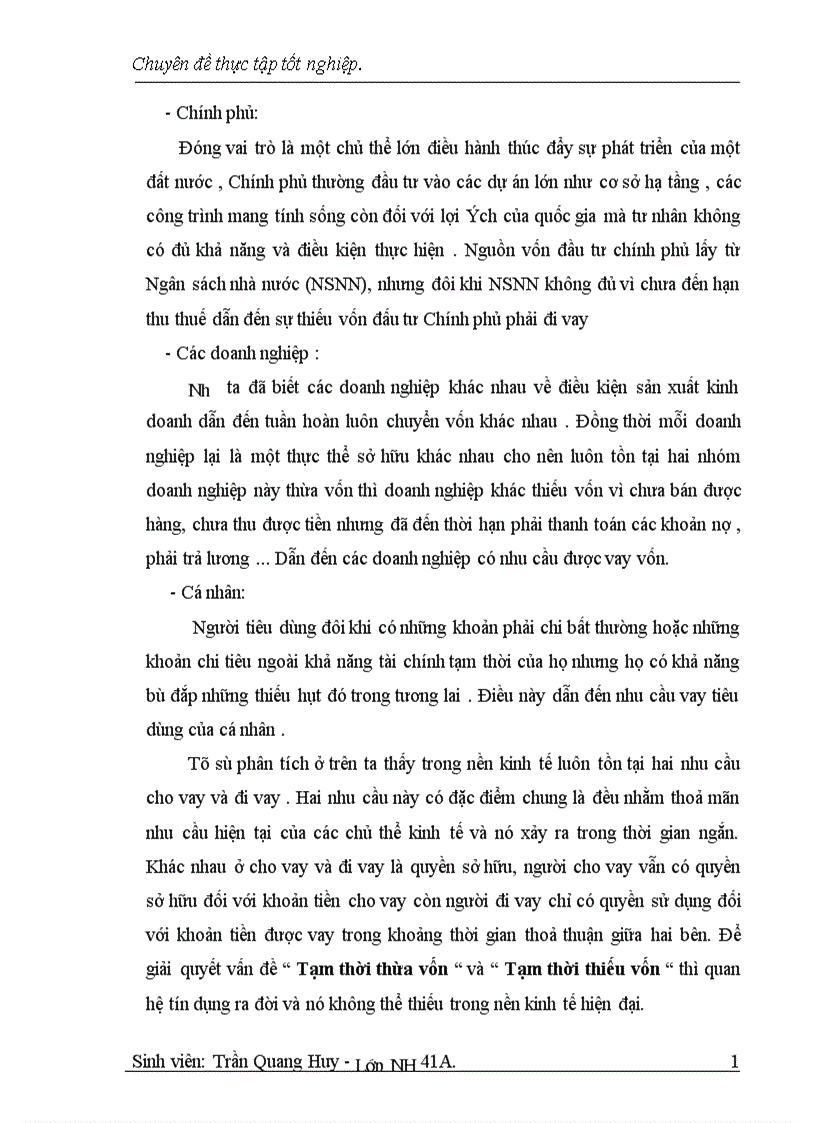 image for page Một số giải pháp nhằm nâng cao chât lượng tín dụng ngắn hạn tại Chi nhánh Ngân hàng Đầu tư Phát triển Bắc Hà nội 1