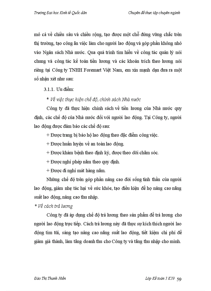 image for page Hoàn thiện kế toán tiền lương và các khoản trích theo lương tại Công ty Công ty TNHH Foremart Việt Nam
