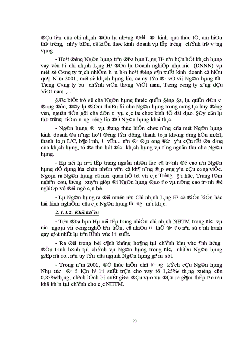 image for page Một số giải pháp nhằm nâng cao chất lượng tín dụng tại chi nhánh Ngân hàng nông nghiệp phát triển nông thôn Láng Hạ 1