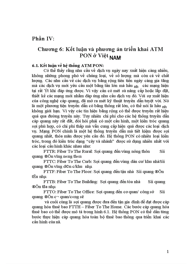 image for page Đồ án tốt nghiệp về đề tài kết hợp mạng PON và công nghệ ATM để triển khai hiệu quả nhất các dịch vụ băng rộng B ISDN