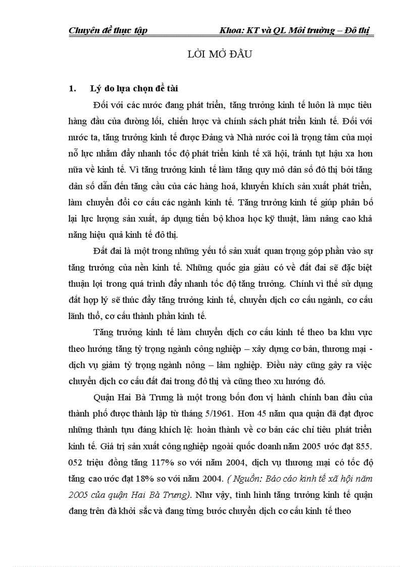 image for page Mối quan hệ giữa tăng trưởng kinh tế và vấn đề sử dụng đất đô thị trên địa bàn quận Hai Bà Trưng 1