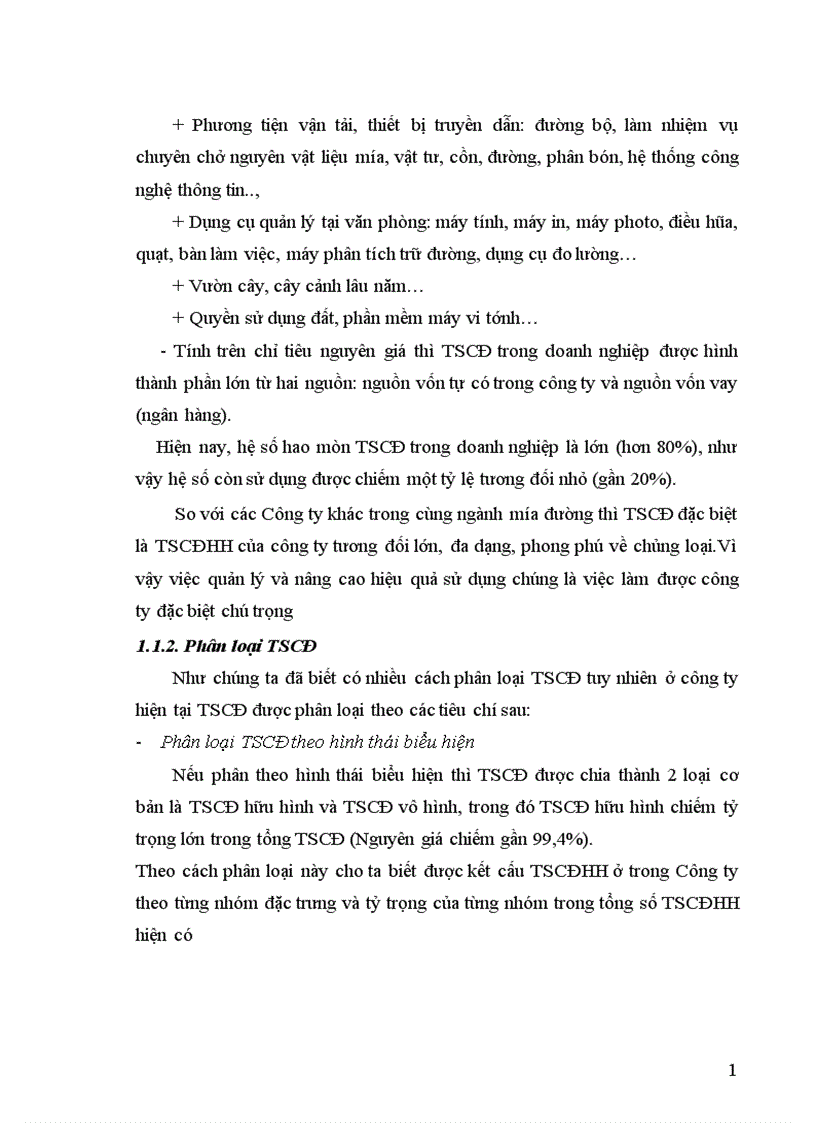 image for page Hoàn thiện công tác kế toán tài sản cố định hữu hình tại Công ty cổ phần mía đường Lam Sơn 1