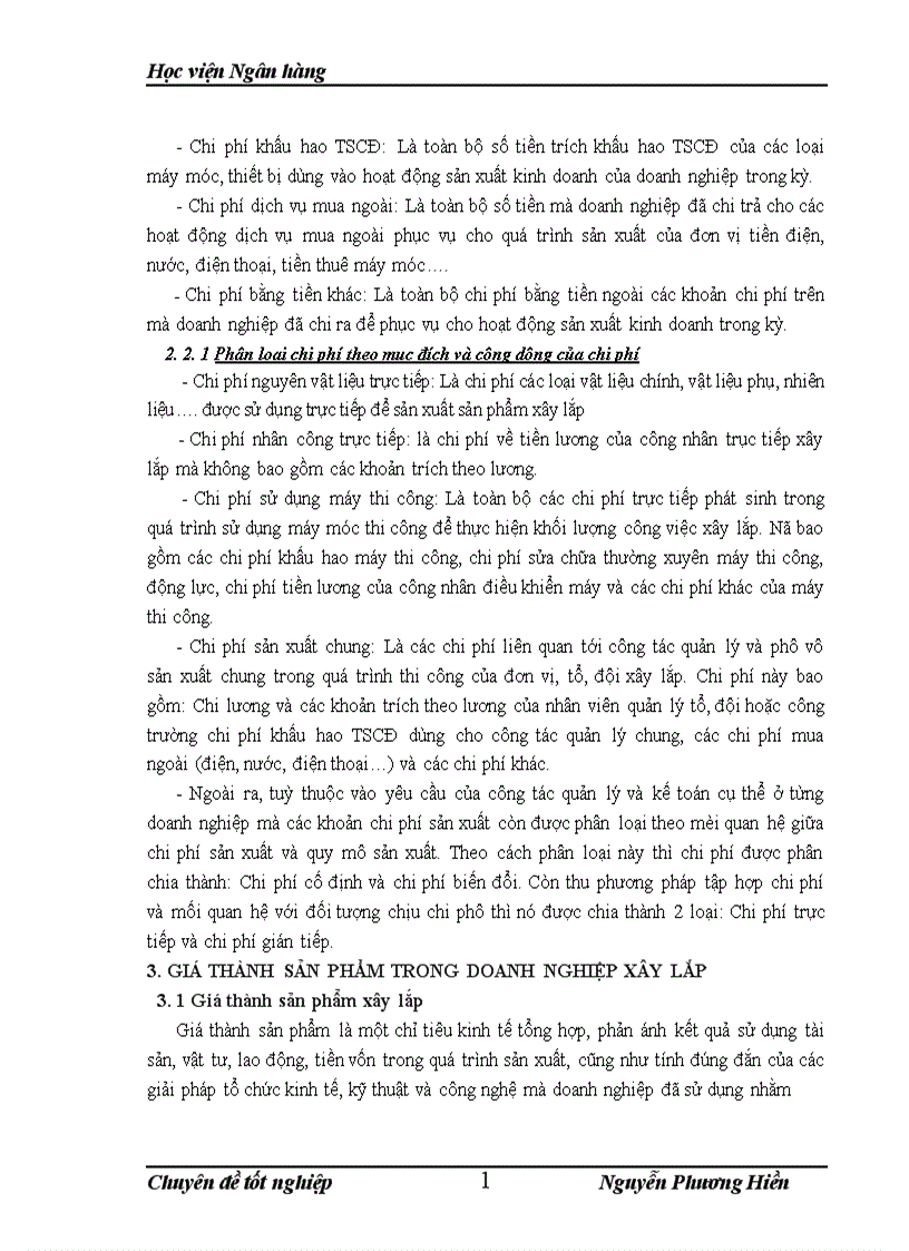 image for page Hoàn thiện về kế toán tập hợp chi phí sản xuất và tính giá thành sản phẩm xây lắp tại cÔNG ty cổ phần đầu tư và xây dựng hud3 1
