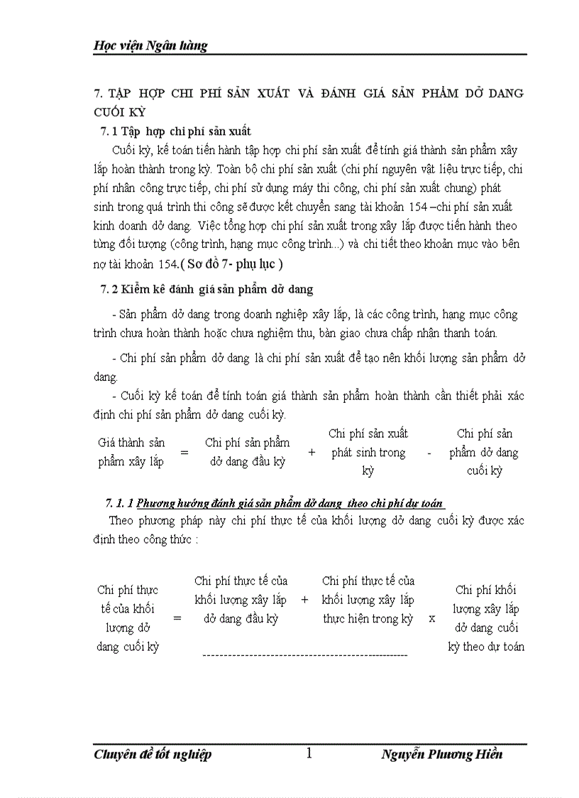 image for page Hoàn thiện về kế toán tập hợp chi phí sản xuất và tính giá thành sản phẩm xây lắp tại cÔNG ty cổ phần đầu tư và xây dựng hud3 1