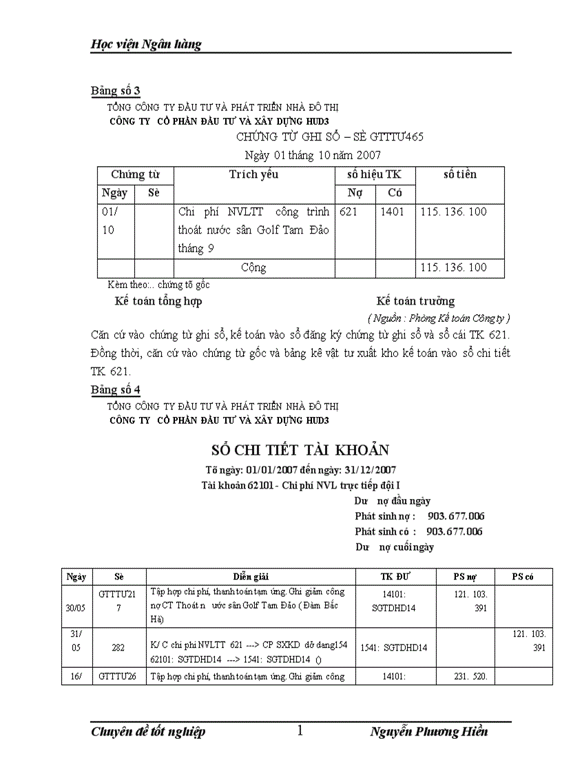 image for page Hoàn thiện về kế toán tập hợp chi phí sản xuất và tính giá thành sản phẩm xây lắp tại cÔNG ty cổ phần đầu tư và xây dựng hud3 1