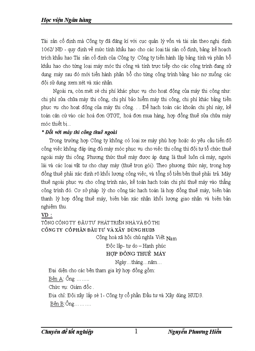 image for page Hoàn thiện về kế toán tập hợp chi phí sản xuất và tính giá thành sản phẩm xây lắp tại cÔNG ty cổ phần đầu tư và xây dựng hud3 1