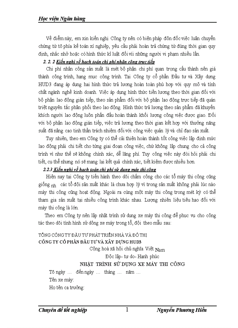 image for page Hoàn thiện về kế toán tập hợp chi phí sản xuất và tính giá thành sản phẩm xây lắp tại cÔNG ty cổ phần đầu tư và xây dựng hud3 1