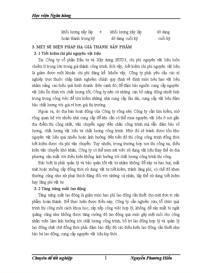 image for page Hoàn thiện về kế toán tập hợp chi phí sản xuất và tính giá thành sản phẩm xây lắp tại cÔNG ty cổ phần đầu tư và xây dựng hud3 1