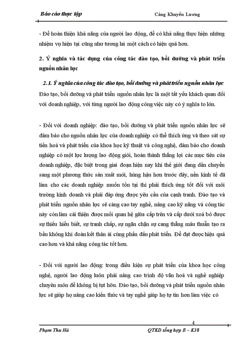 image for page Công tác đào tạo bồi dưỡng và phát triển nguồn nhân lực ở cảng Khuyến Lương