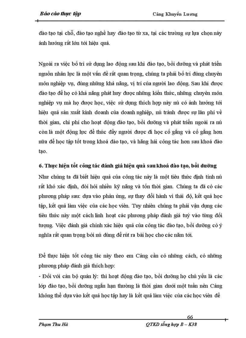 image for page Công tác đào tạo bồi dưỡng và phát triển nguồn nhân lực ở cảng Khuyến Lương