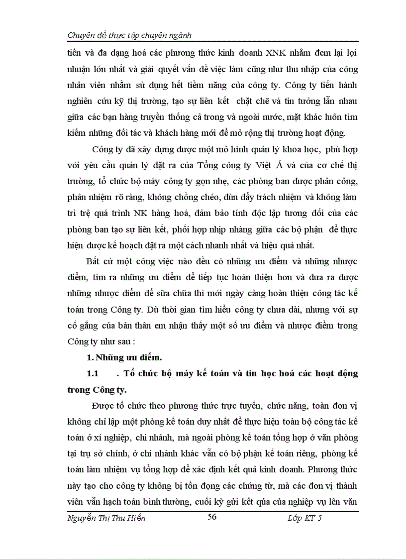 image for page Thực trạng tổ chức kế toán nghiệp vụ nhập khẩu hàng hoá tại công ty cổ phần thép hình và tấm lợp Việt Á 1