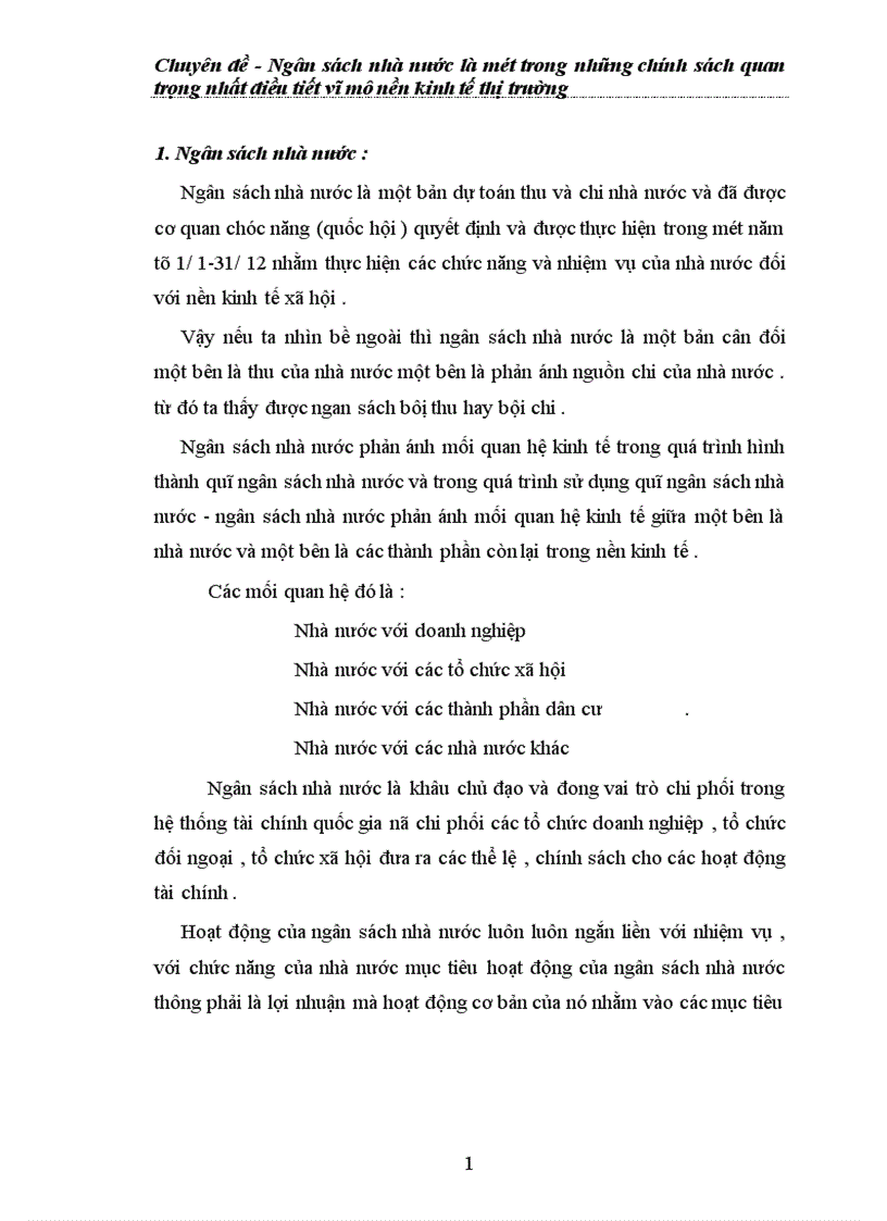 image for page Ngân sách nhà nước là một trong những chính sách quan trọng nhất điều tiết vĩ mô nền kinh tế thị trường 1