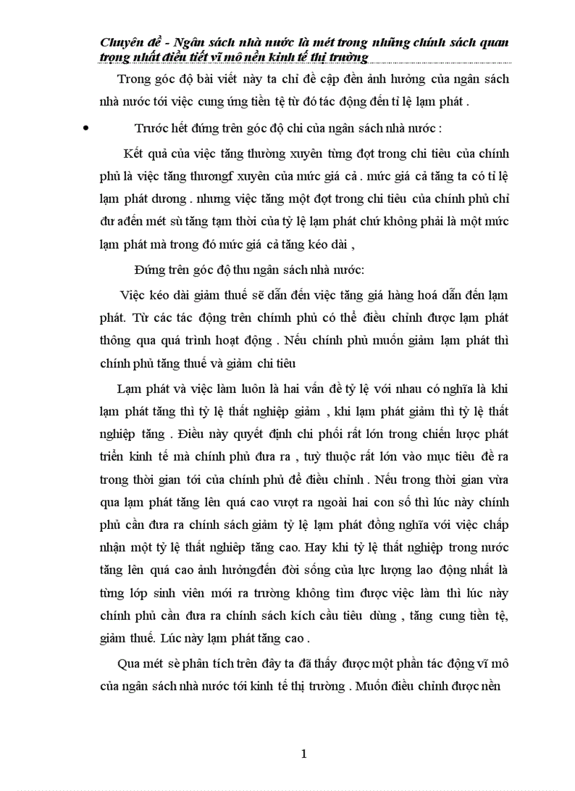 image for page Ngân sách nhà nước là một trong những chính sách quan trọng nhất điều tiết vĩ mô nền kinh tế thị trường 1