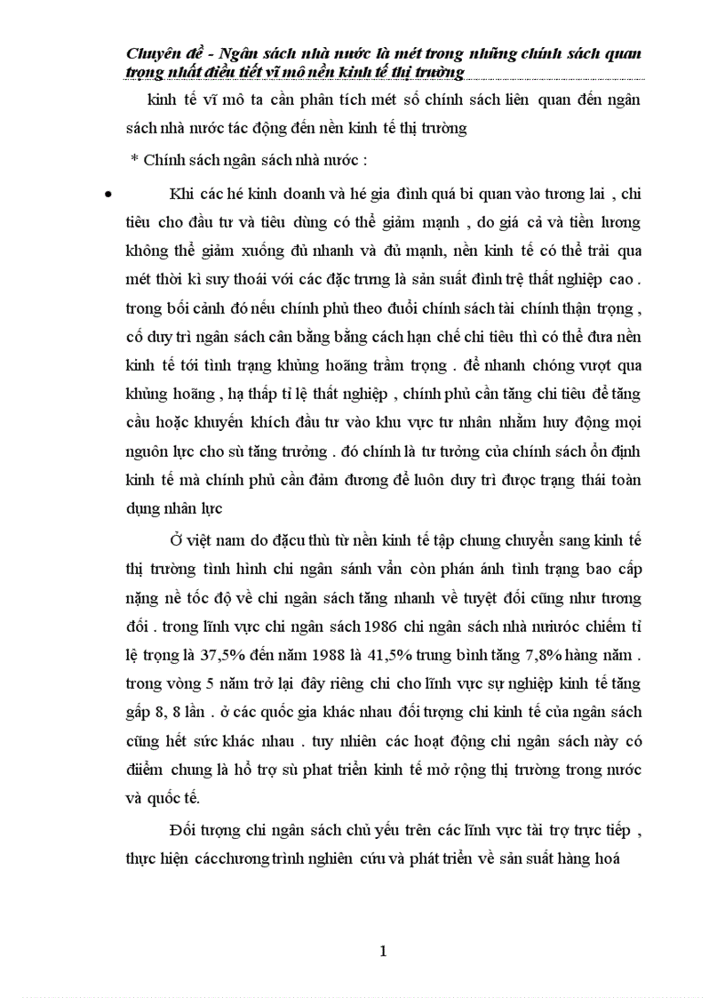 image for page Ngân sách nhà nước là một trong những chính sách quan trọng nhất điều tiết vĩ mô nền kinh tế thị trường 1
