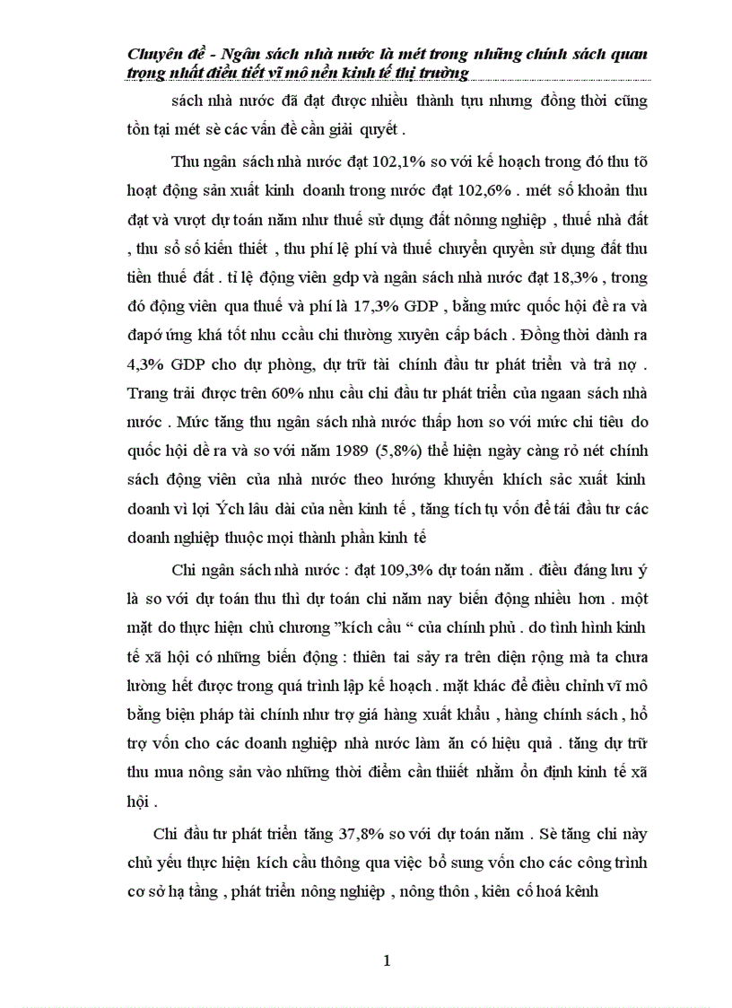image for page Ngân sách nhà nước là một trong những chính sách quan trọng nhất điều tiết vĩ mô nền kinh tế thị trường 1