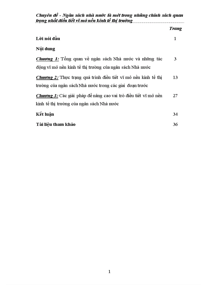 image for page Ngân sách nhà nước là một trong những chính sách quan trọng nhất điều tiết vĩ mô nền kinh tế thị trường 1